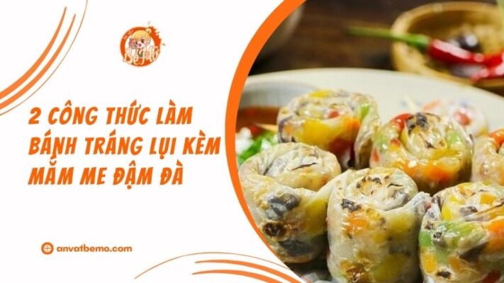 bánh tráng lụi chấm mắm me